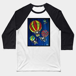 Balloon Ape Musicians Baseball T-Shirt